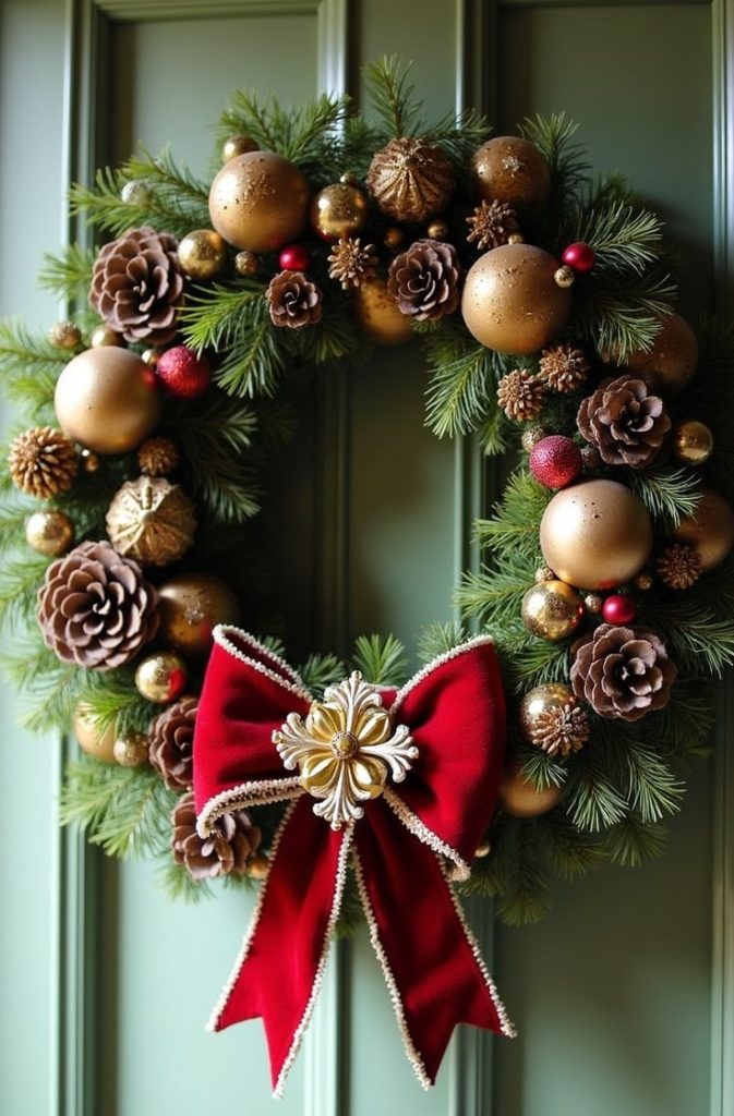 Vintage Christmas Wreaths: Welcome with Warmth
