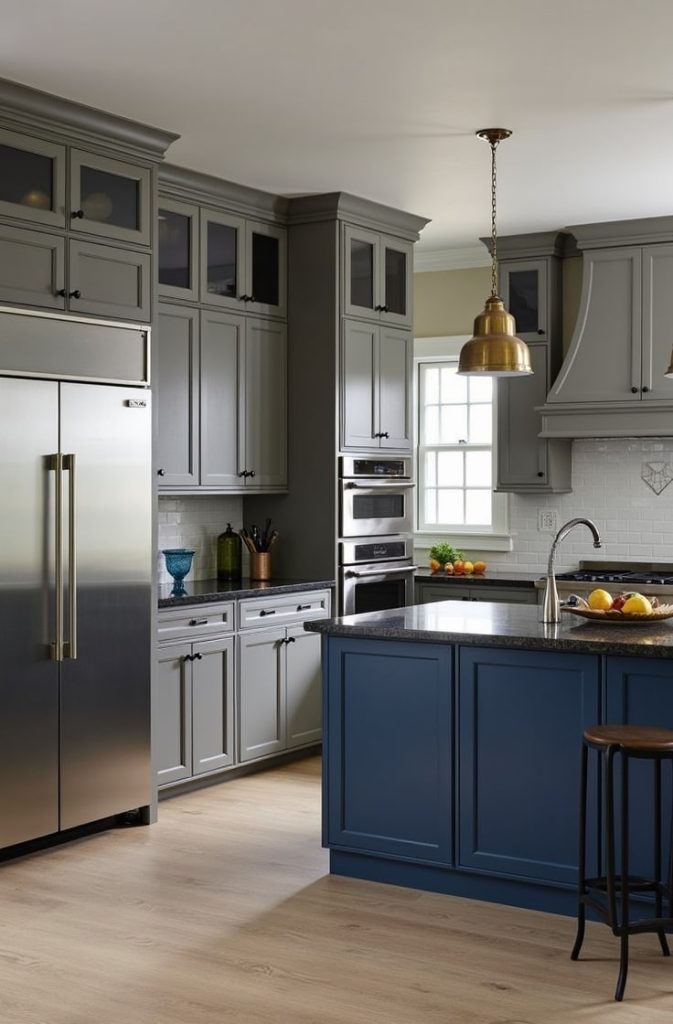 Warm Greige Charm for Transitional Kitchens