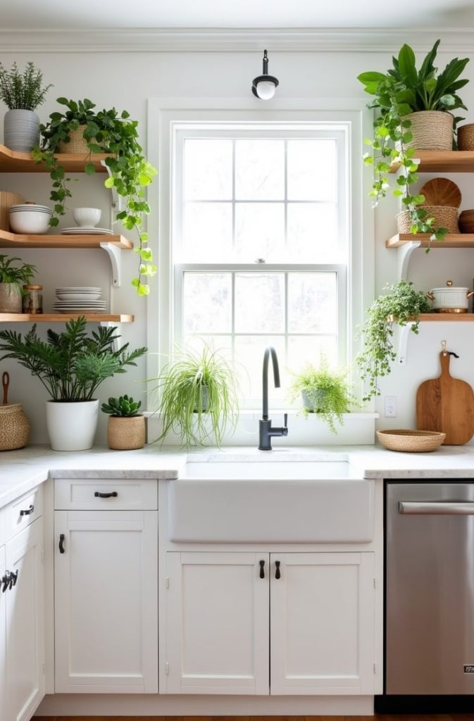 Add Greenery for Freshness and Life