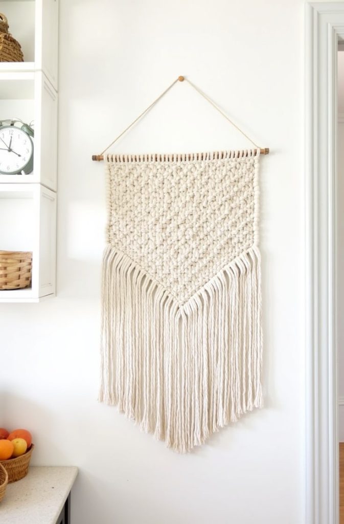 Add Woven Wall Hangings for Texture