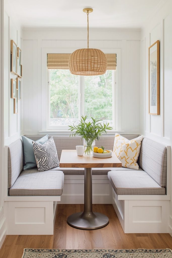  Breakfast Nook Wall Decor and Lighting Ideas