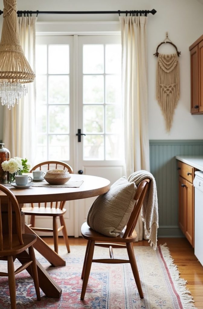 Bring in Boho Textiles and Layered Fabrics