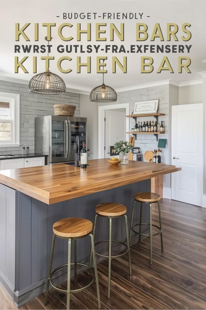 Budget-Friendly Kitchen Bar