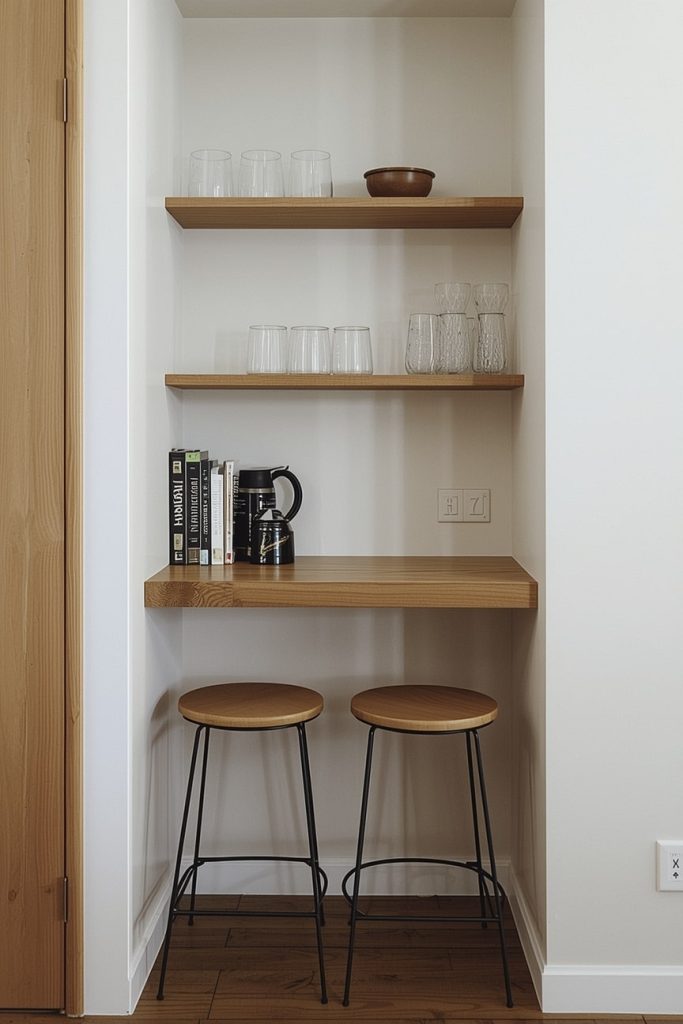 Compact Bar for Kitchen Corners