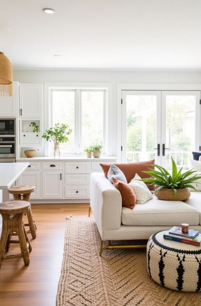 Create an Earthy Boho Flow Between Spaces