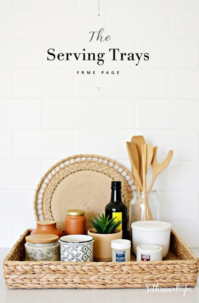 Decorative and Functional Serving Trays