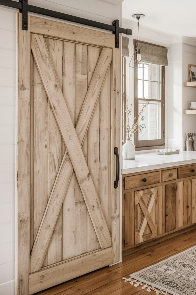 Farmhouse Kitchen Doors for Rustic Charm