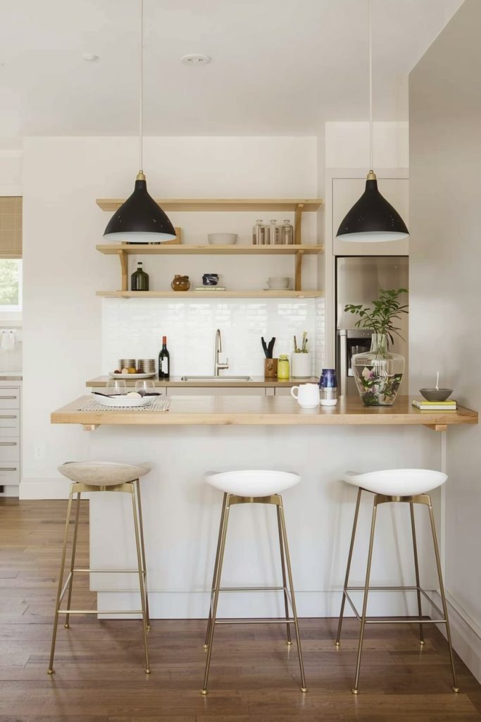 Floating Kitchen Bar Designs for a Modern Look