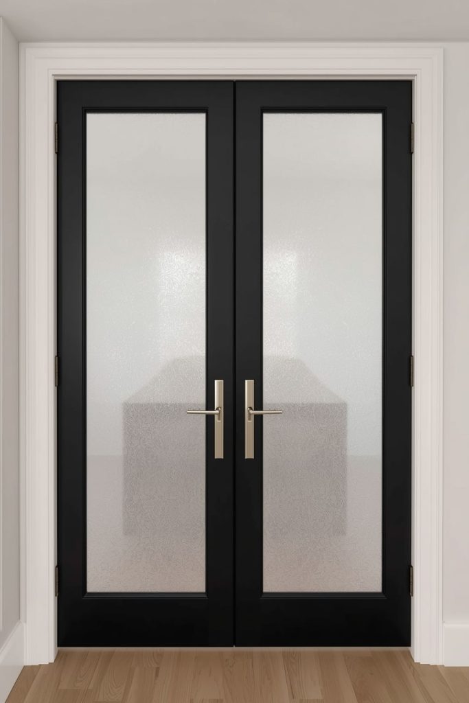Frosted Glass Doors for Light + Privacy