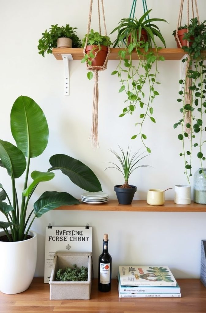 Hanging Plants and Greenery to Enhance the Natural Boho Home Aesthetic-min