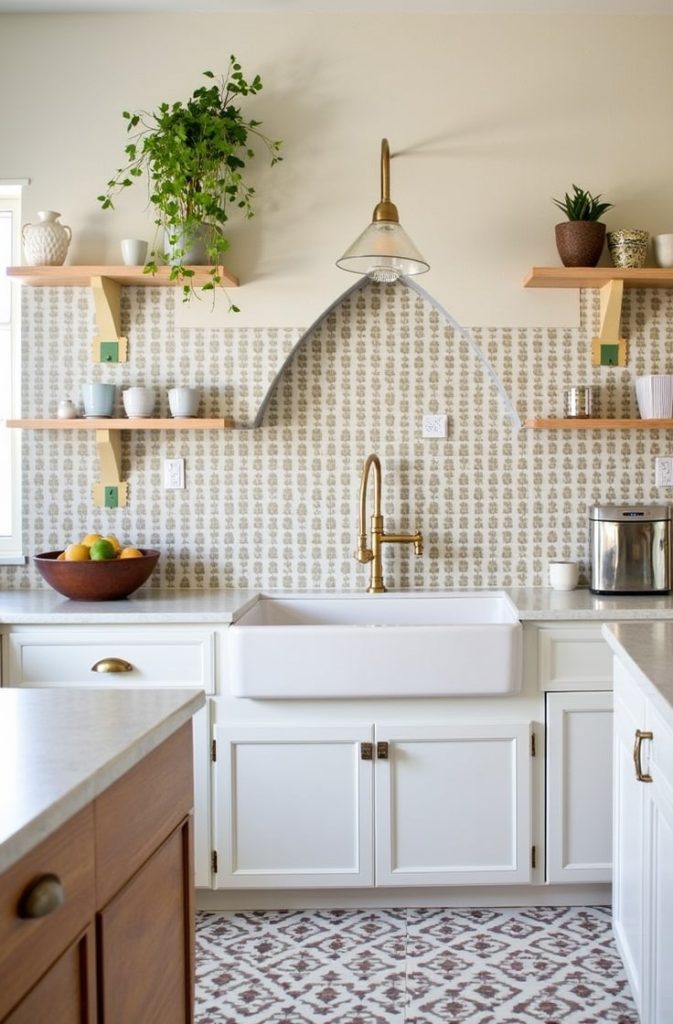 Introduce Patterned Tiles or Backsplashes for Personality