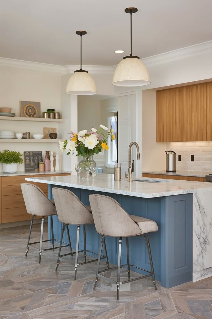 Kitchen Bar With Stools