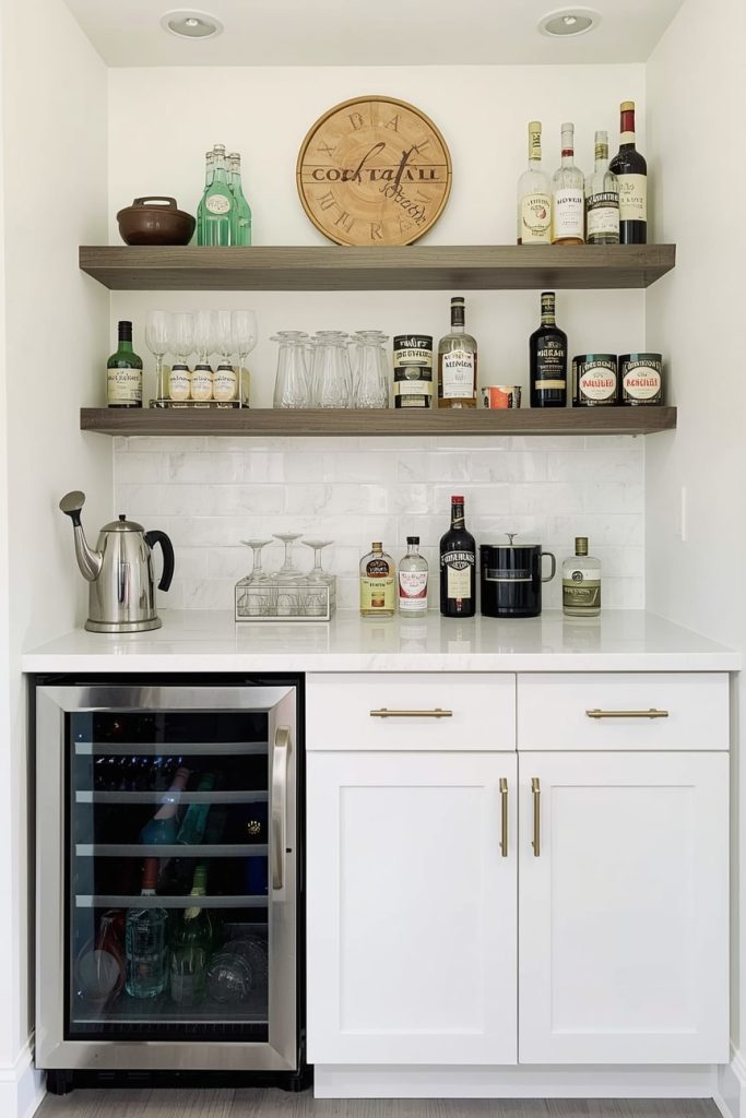  Kitchen Cocktail Bar Setup