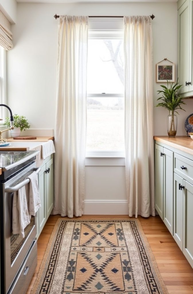 Layer Rugs and Fabrics for a Lived-In Boho Look