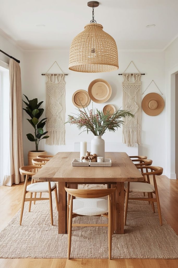 Layered Boho Textures With Jute Rugs and Soft Elements