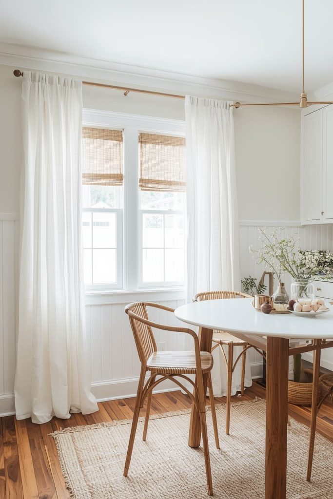 Light and Airy Linen Café Curtains