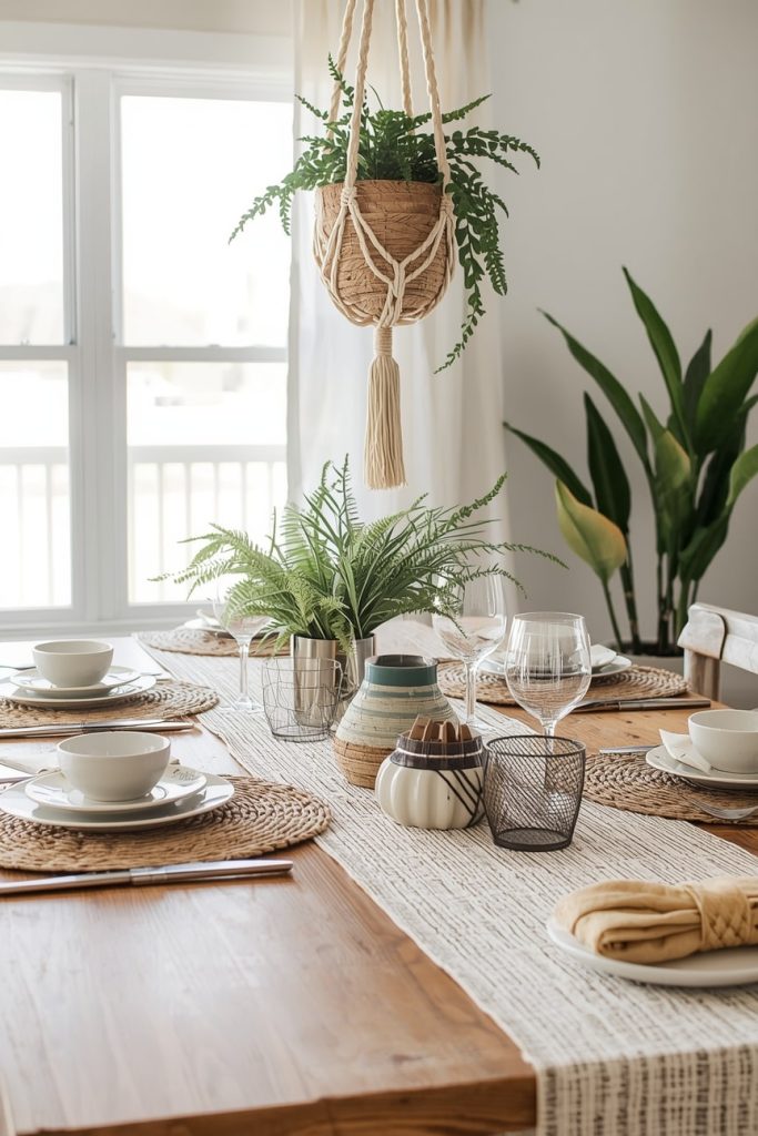  Macramé and Woven Décor Around the Boho Table