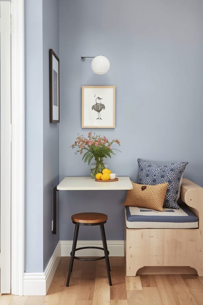 Mini Peninsula Table for Narrow Kitchens