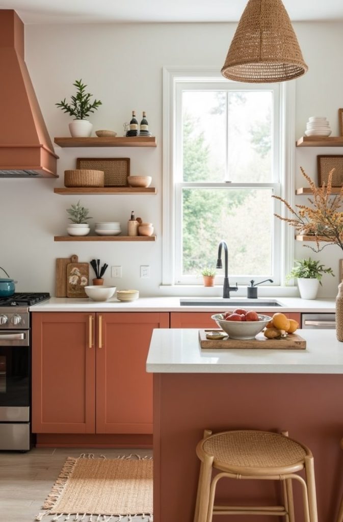 Mix Earthy Modern Kitchen Colors for a Warm, Relaxed Feel