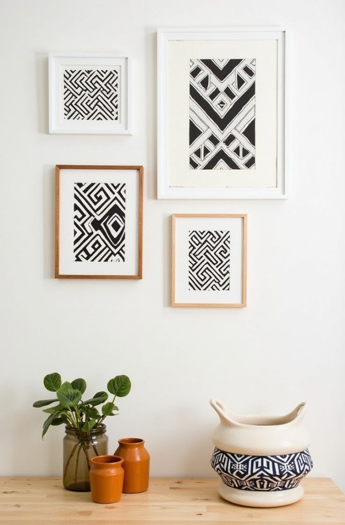 Mix Geometric and Tribal Patterns for Bold Character