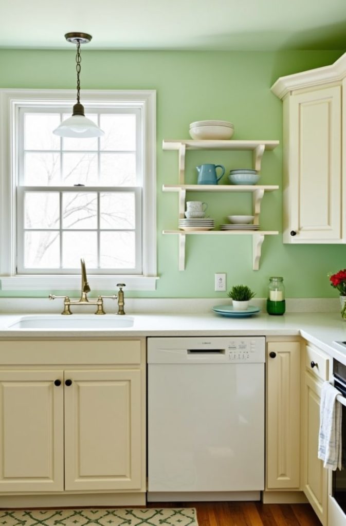 Muted Olive Green for Rustic Elegance