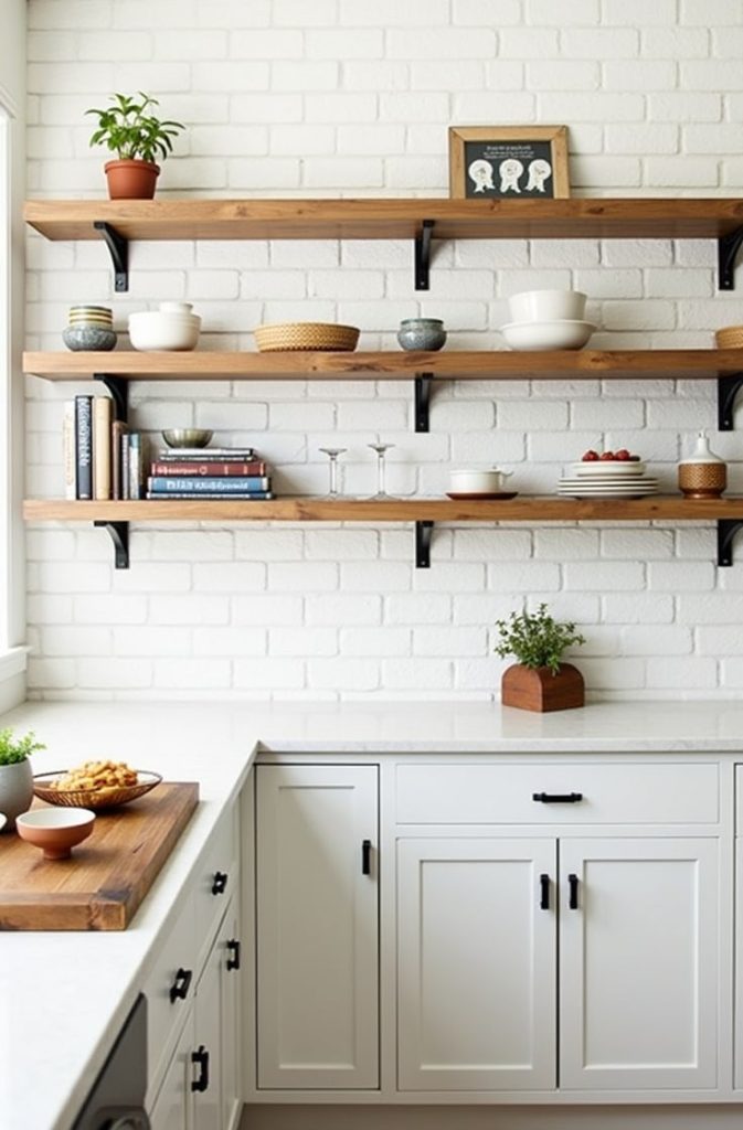 Open Shelving for Display and Personality