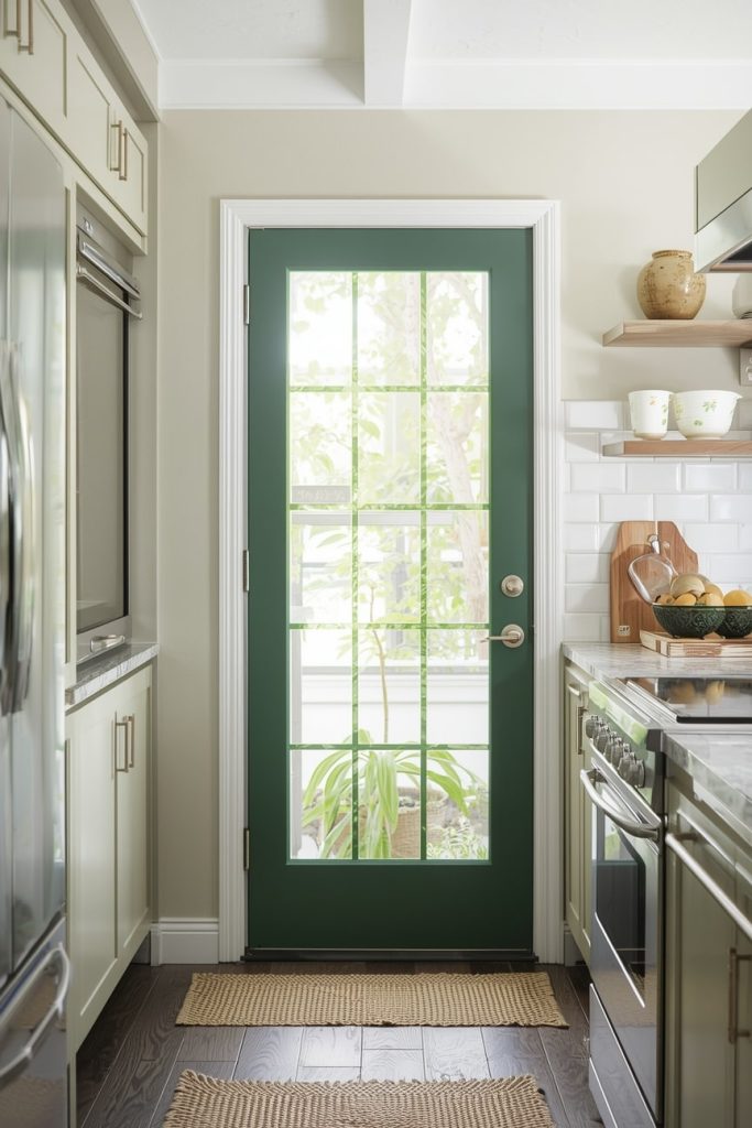 Painted Kitchen Doors for a Quick Makeover