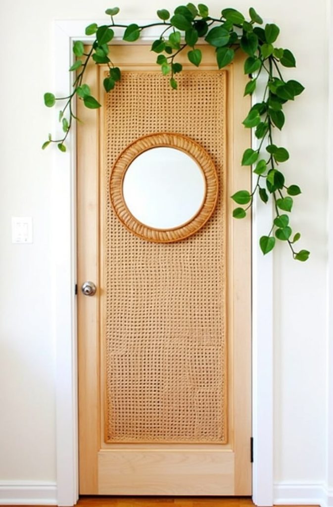 Rattan Accent Wall Glow-Up