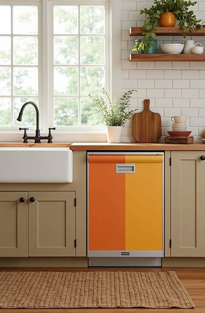 Retro or Boho-Style Dishwashers