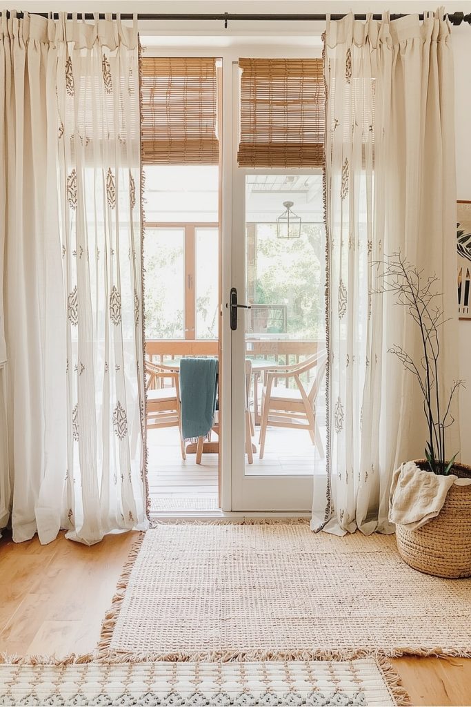 Sheer Boho Curtains for Bright, Breezy Kitchens