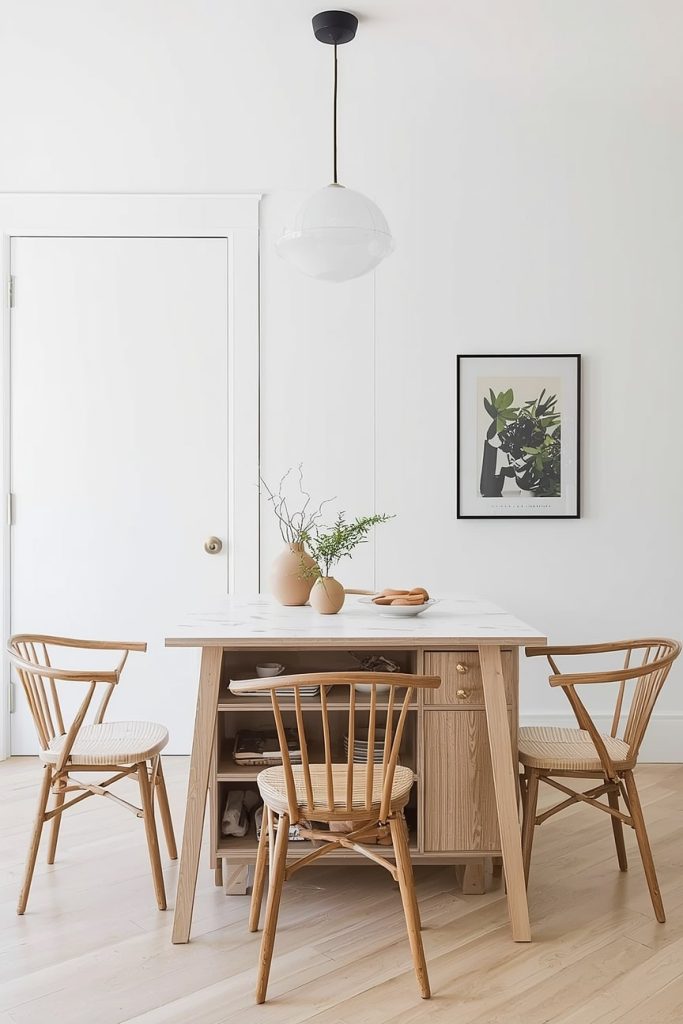  Small Dining Table With Multifunctional Storage