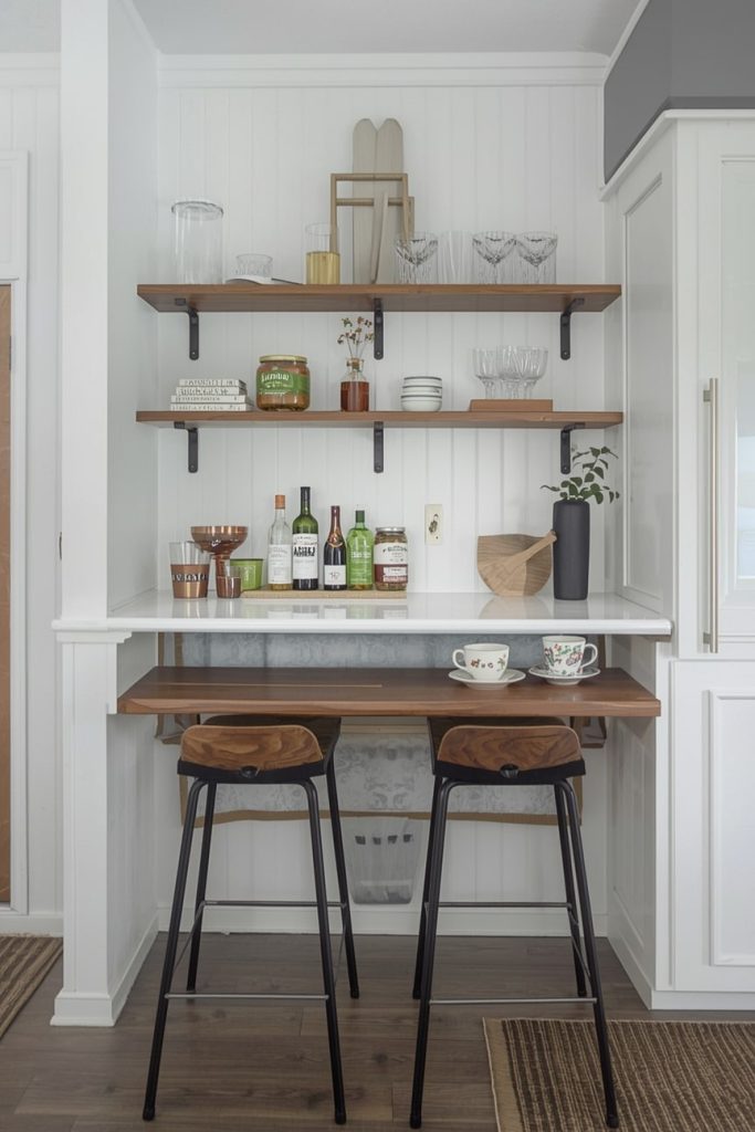 Small Kitchen Bar Setups for Tight Spaces