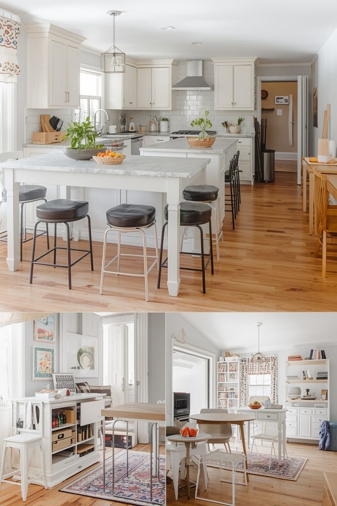 Small Kitchen Dining Flooring Ideas