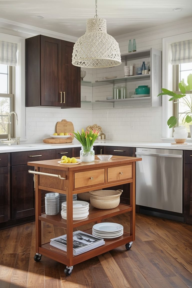 11 Small Kitchen Ideas With Island to Maximize Space & Style