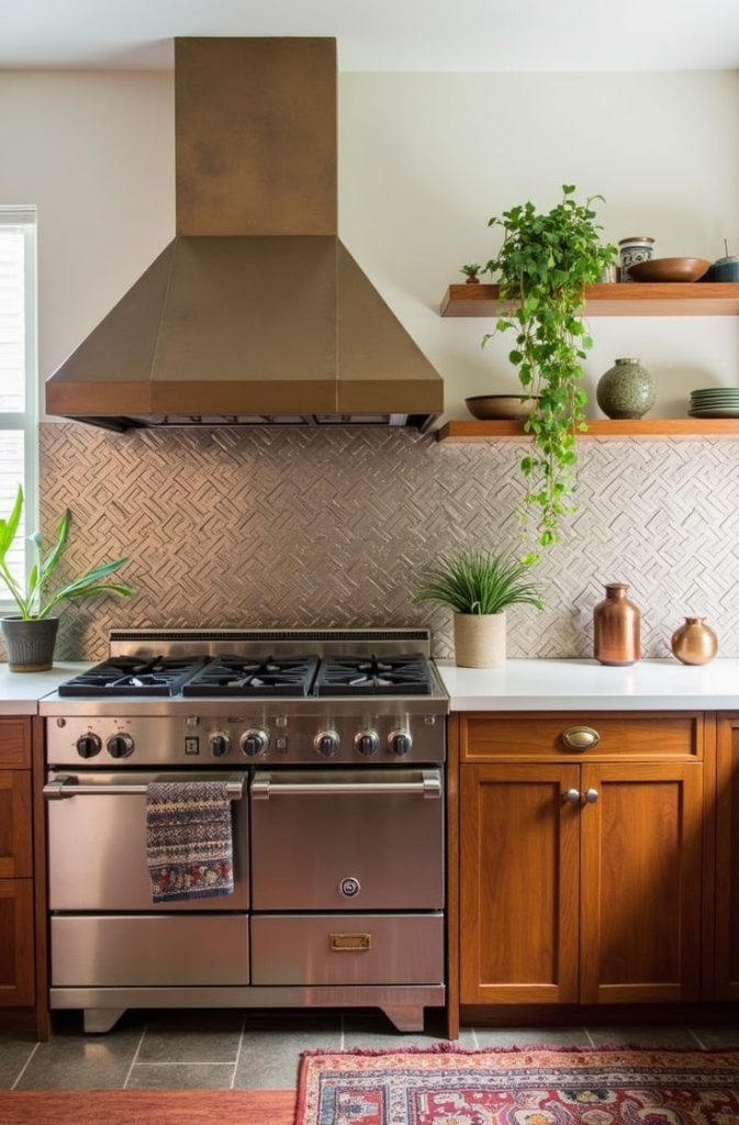 Vintage Metal Tiles for Eclectic Personality