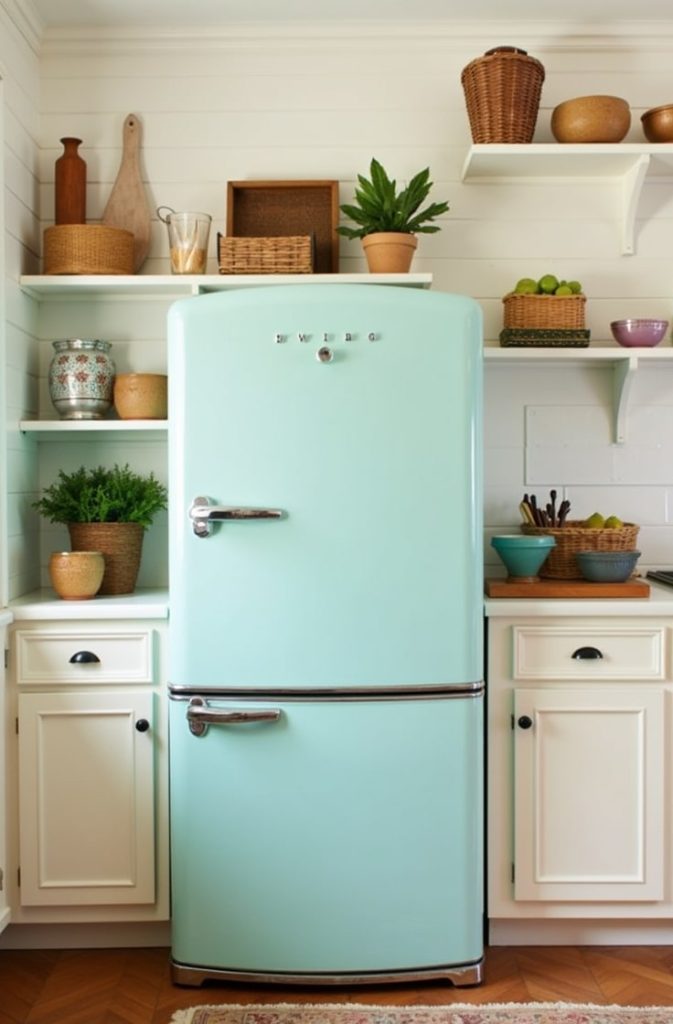 Vintage-Style Refrigerators for Character