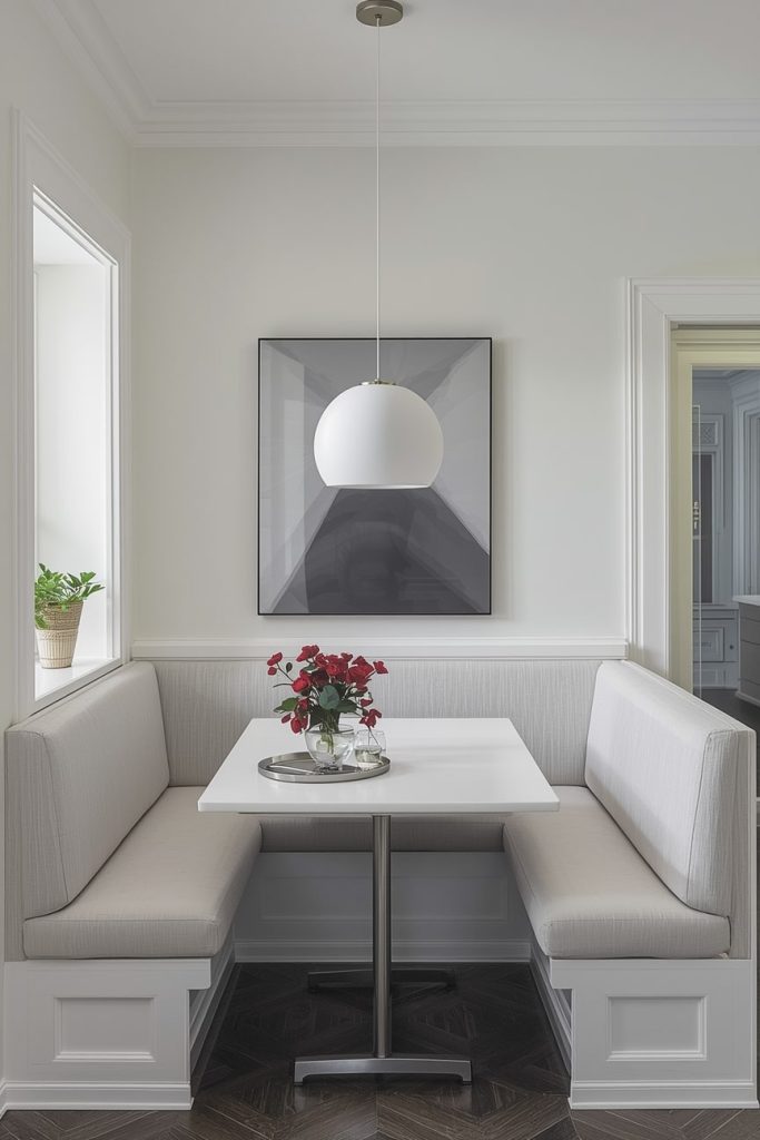 Window Breakfast Nook for Light and Charm