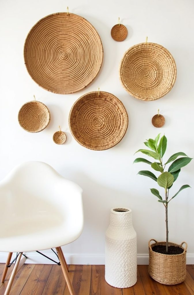 Woven Basket Gallery Wall