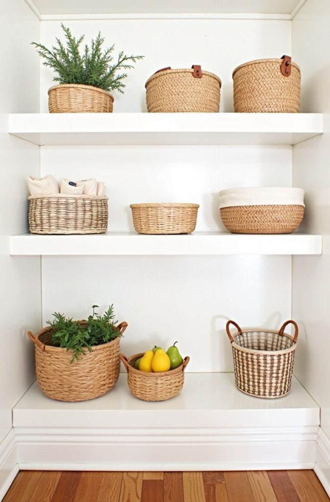 Woven Rattan Baskets for Storage and Style