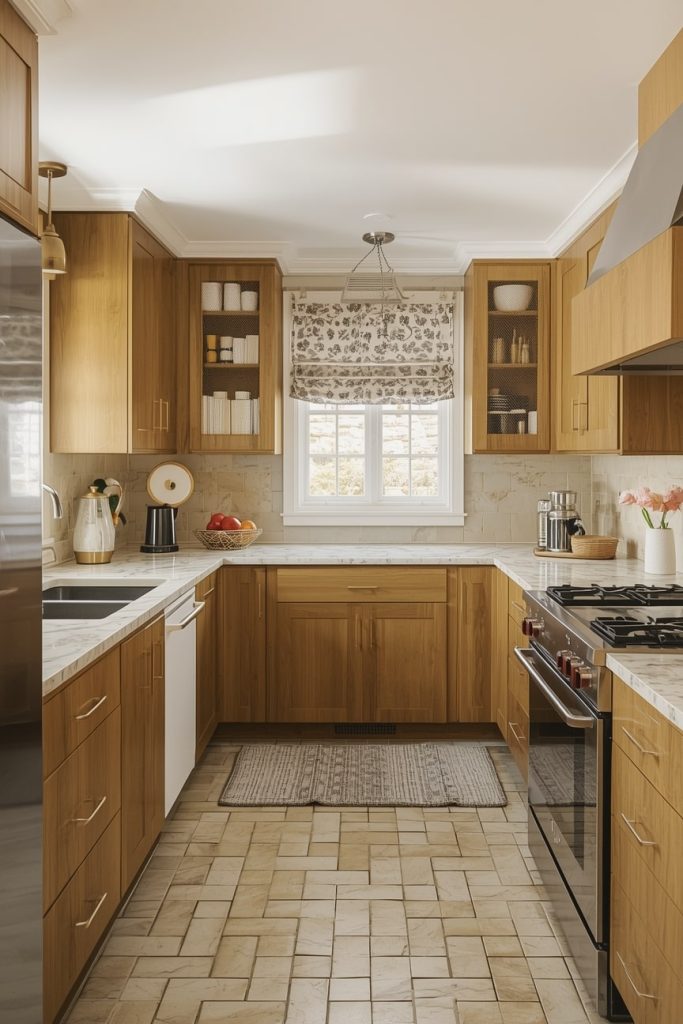 1970s Kitchen Decor With Warm Earthy Tones