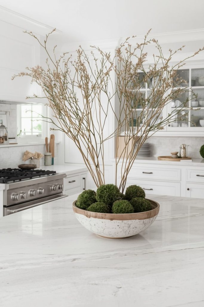 A Stunning Bowl Centerpiece for Textural Beauty