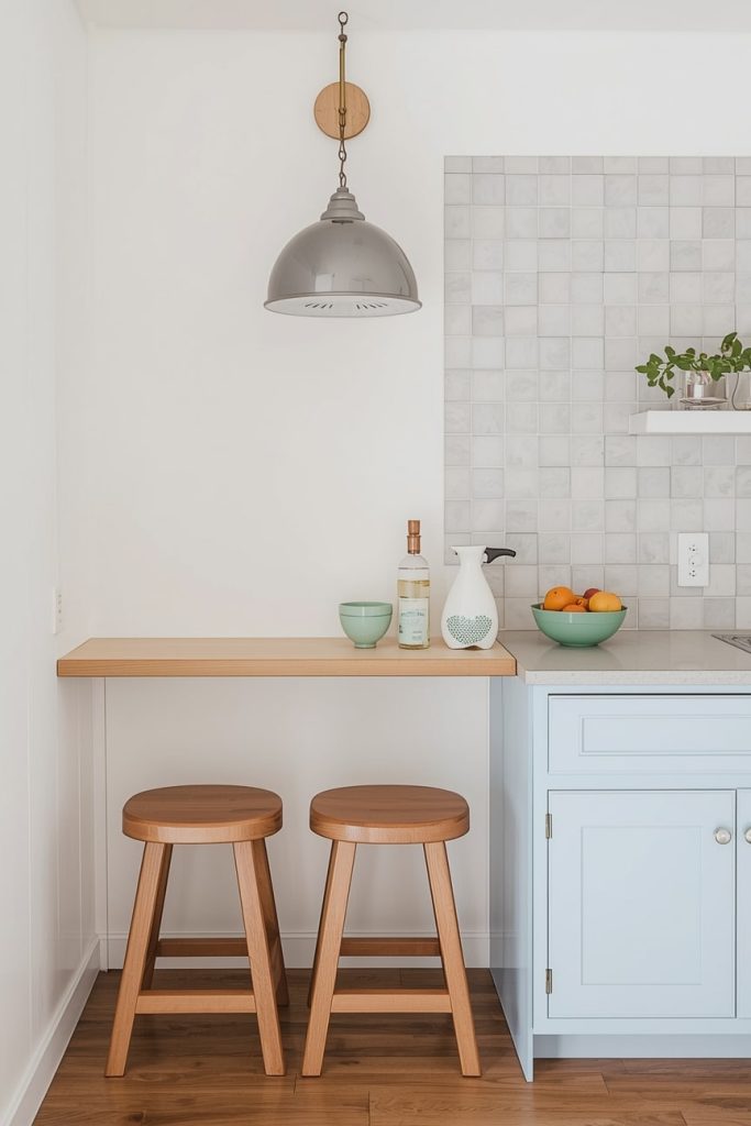 Add a Compact Breakfast Bar to Maximize Every Inch
