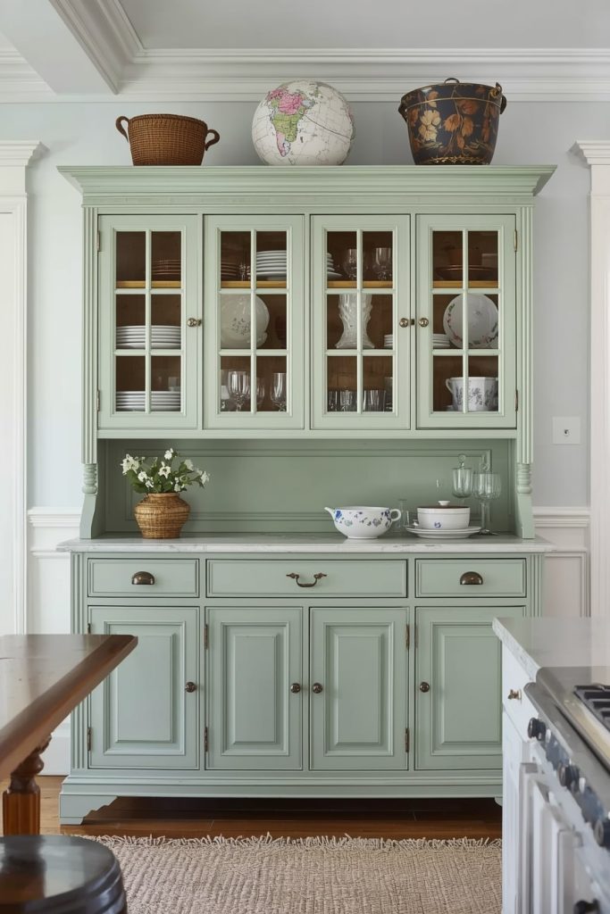 Antique French Kitchen Decor with Statement Furniture