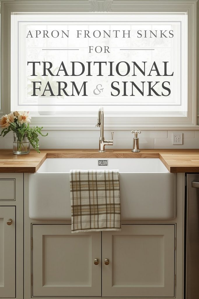 Apron Front Sinks for Traditional Appeal