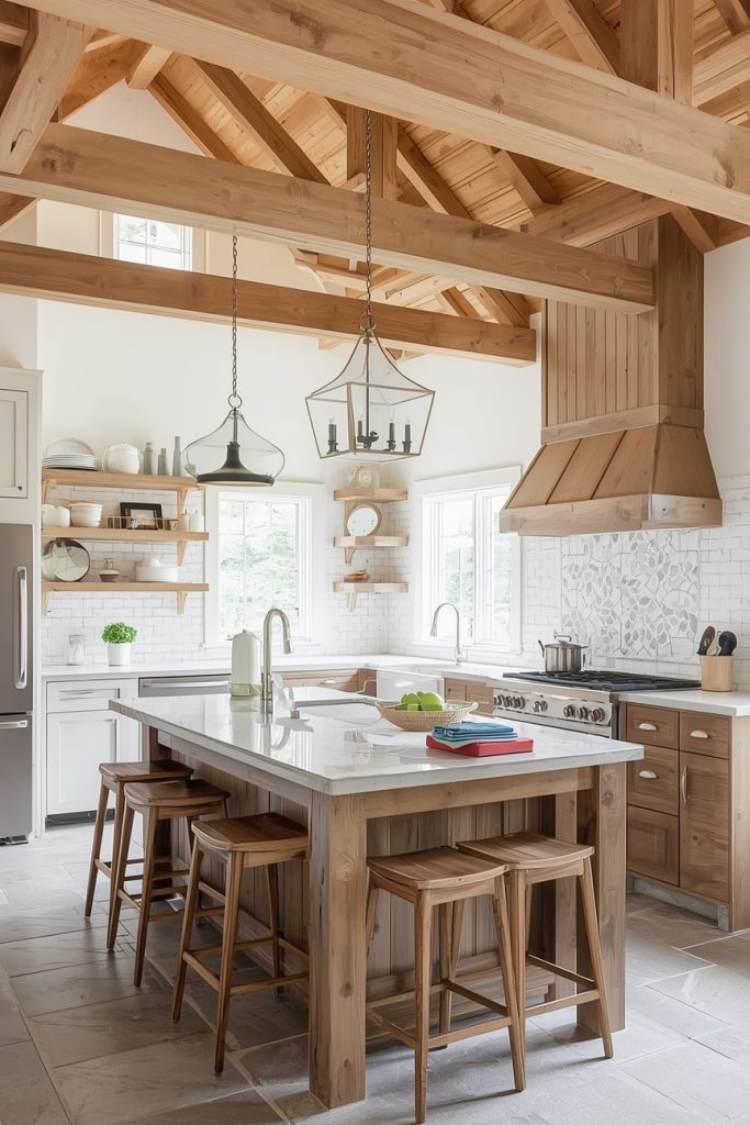 Barn Kitchen with Natural Light