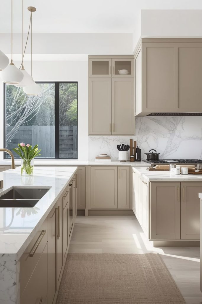 Beige and White Kitchen Ideas