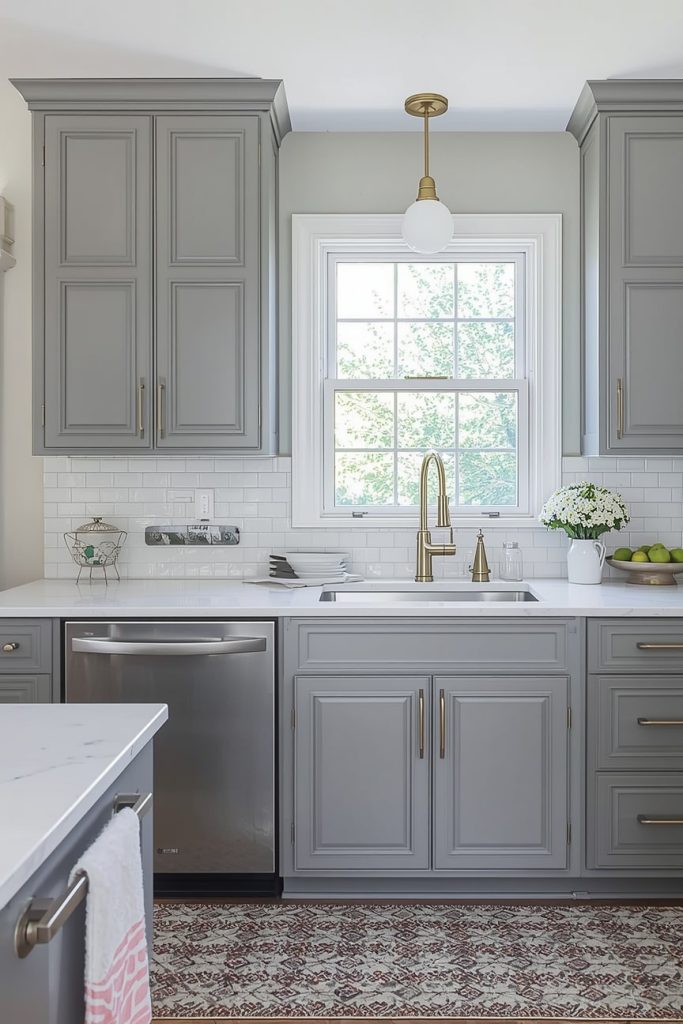 Budget-Friendly Gray Kitchen Makeover