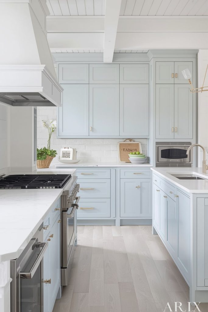 Coastal Blue Kitchen for a Relaxed, Beachy Vibe
