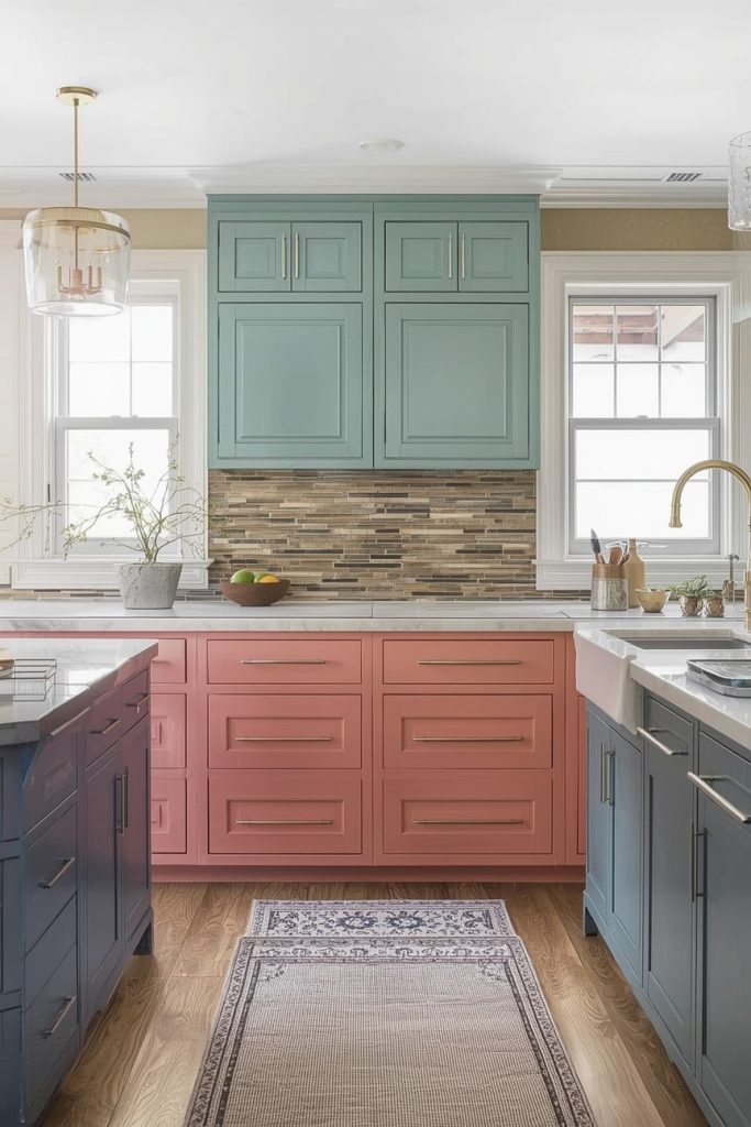 Colorful Kitchen Cabinets That Instantly Transform the Space