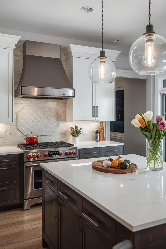 Contemporary Aesthetic Kitchen with Sleek Surfaces